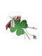 Karma Fashion Lucky Charm Clover Green made of Plexiglass 1pcs