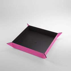 Gamegenic Magnetic Square Dice Tray - Black/pin...