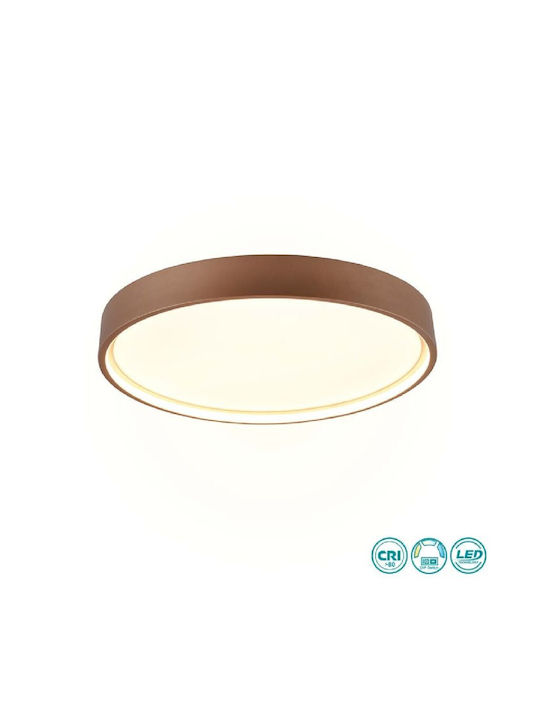 Trio Lighting Πλαφονιέρα Οροφής 45εκ. Καφέ με Ε...