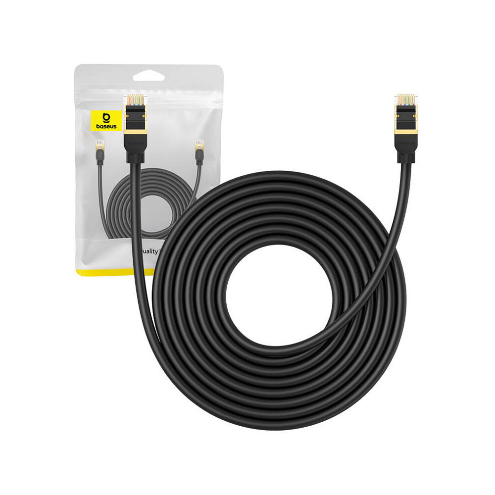 Baseus Καλώδιο Δικτύου Ethernet RJ45 Cat.8, 40Gbps, 8m (Μαύρο)