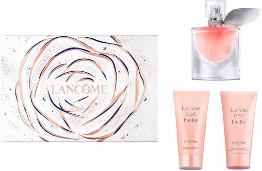 Lancome La Vie Est Belle Women's Set with Body Lotion 3pcs
