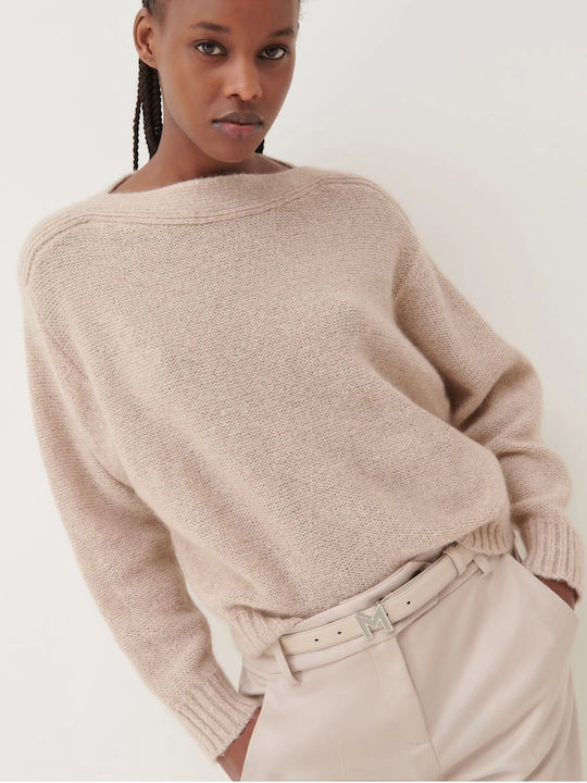 Marella Women's Long Sleeve Pullover Beige