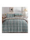 Casa Colori Set Cearșafuri Semi-Dublu cu Elastic 120x200+30cm. Javeria Olive Ladi 3buc