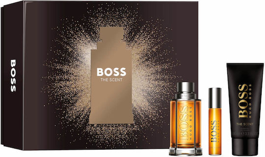 Boss The Scent Christmas 2023 Men's Set with Eau de Parfum and Mini Perfume 3pcs