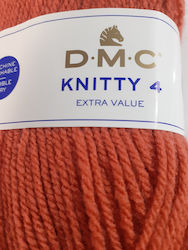 DMC Knitty 4 Ακρυλικό Πορτοκαλί 280m 100gr