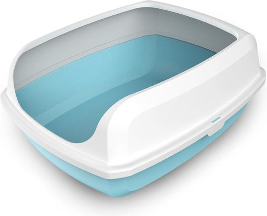 Pet Interest Cat Toilet Closed Light Blue L50.5 x W37.5 x H19.5cm