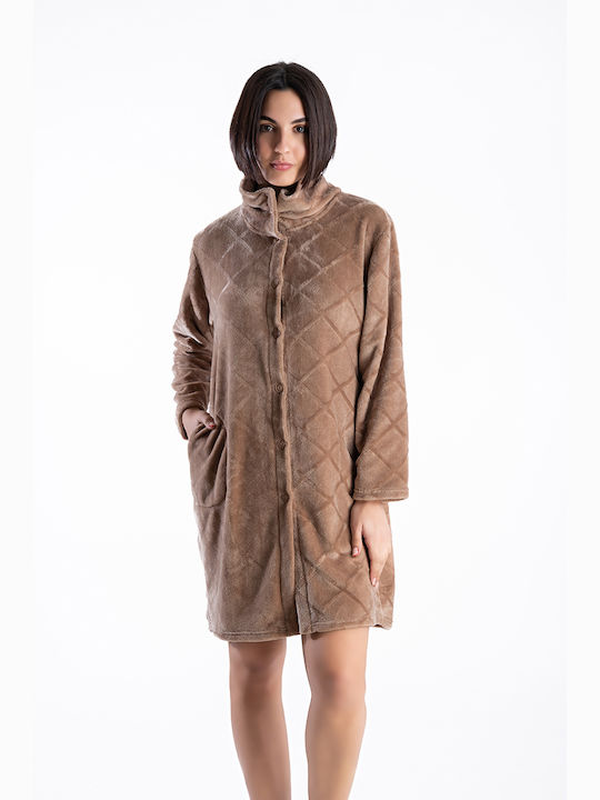 Rachel Winter Women's Robe Brown