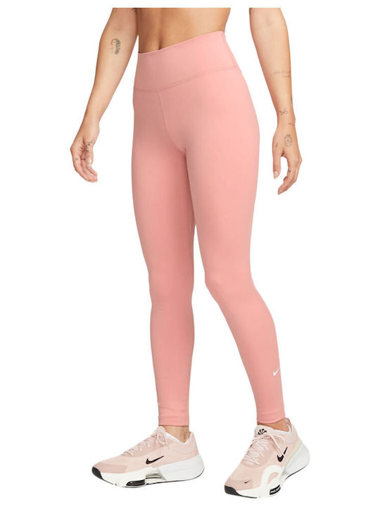 Nike Dri-Fit One Training Women's Long Pink Leg...