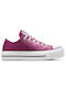 Converse Lift Platform Sparkle Sneakers Purple