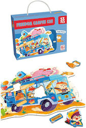 Παιδικό Puzzle Όχημα Camping 53pcs ToyMarkt