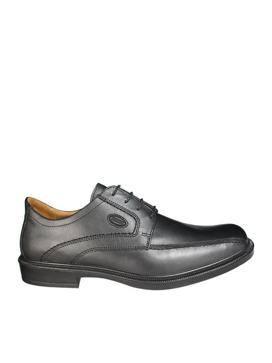 Leder Herren Freizeitschuhe Anatomisch Schwarz