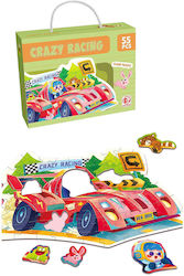 Puzzle pentru Copii Crazy Racing 55buc ToyMarkt