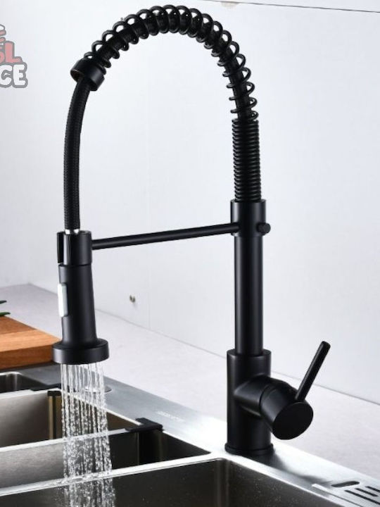 Tall Kitchen Faucet Counter Black