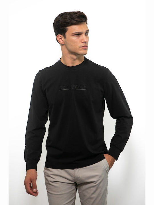 Side Effect Men's Long Sleeve Blouse Black