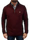 Long Sleeve Burgundy Blouse
