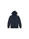 Blue Hoodie Cardigan