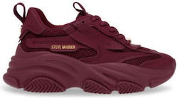 Steve Madden Women's Sneakers Burgundy
