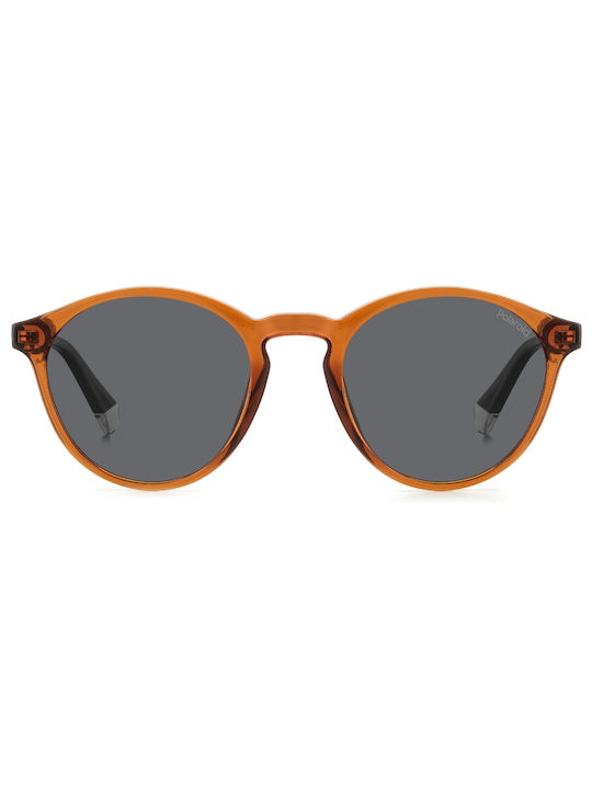 Polaroid Sunglasses with Brown Plastic Frame an...