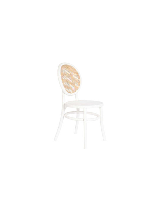 Kitchen Wooden Chair White 43x50x89cm