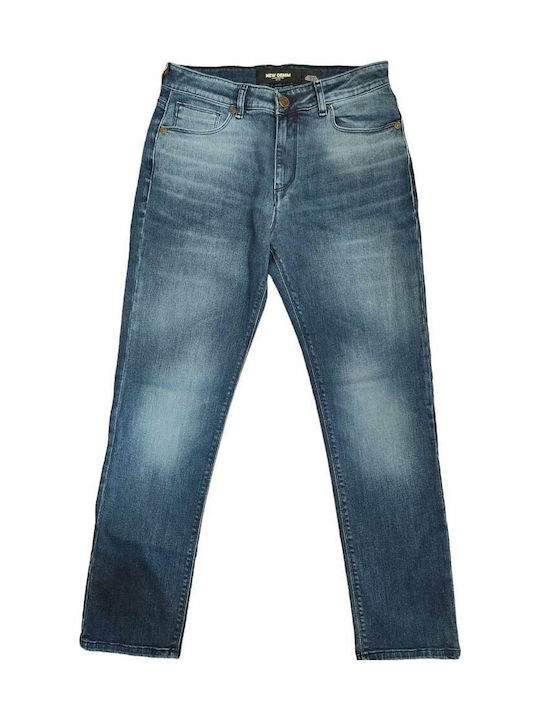 Herren Jeanshose Elastisch Blau