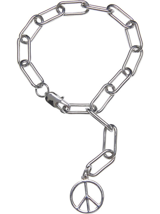 Urban Classics Bracelet Chain with design Anchor made of Silver