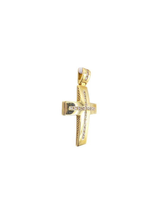 Velegrakis Women's Gold Cross 14K