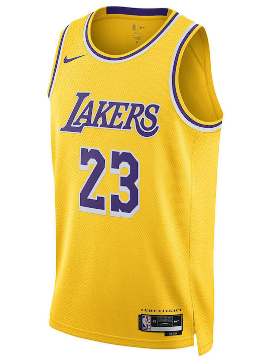 NBA LeBron James Los Angeles Lakers Swingman Icon Edition 2022/23 Jersey Style Basketball