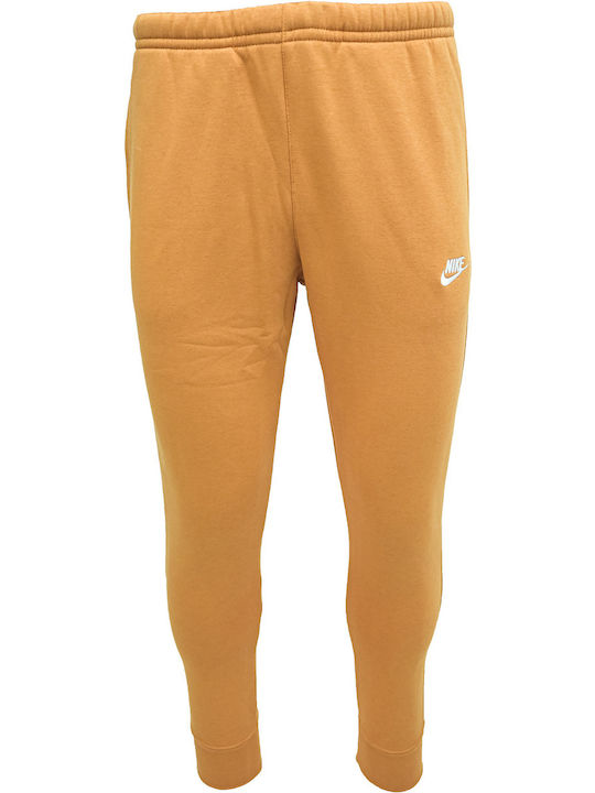 Nike Παντελόνι Φόρμας με Λάστιχο Πορτοκαλί