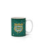 Teaching Is Work Of Heart Cană Ceramică Verde 325ml