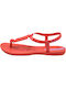 Ipanema Frauen Flip Flops in Rot Farbe