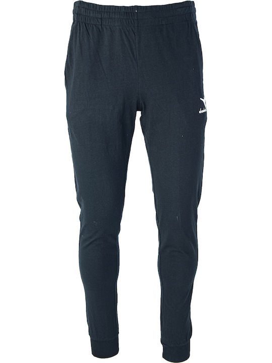 Diadora Men's Sweatpants with Rubber Black