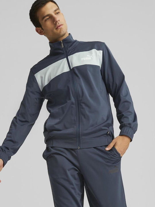 Puma Set Sweatpants with Rubber Blue