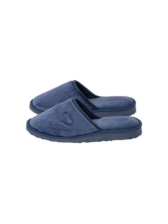 FMS Winter Damen Hausschuhe in Marineblau Farbe