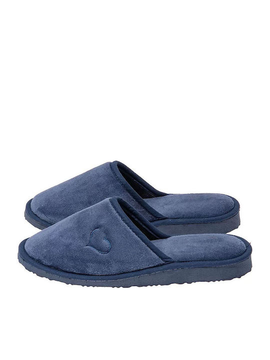 Winter Damen Hausschuhe Marineblau
