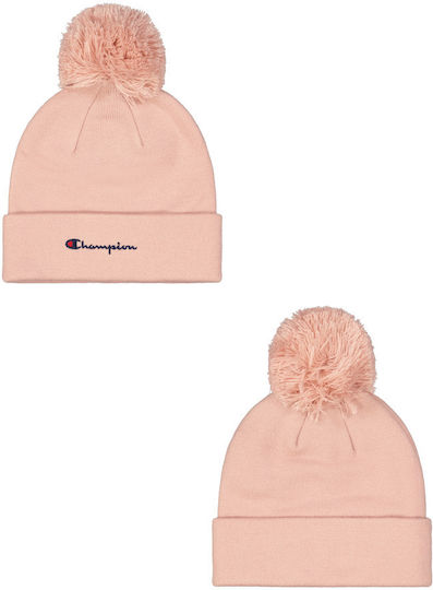 Knitted Beanie Cap Pink
