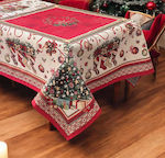 Linea Home Weihnachtlich Tischtuch Stoff Rot L1...