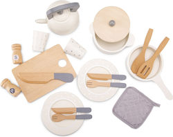 New Classic Toys Wooden Dinner Set For Age 3+