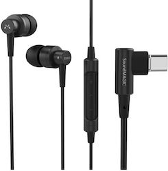 Soundmagic ES30D In-ear Handsfree με Βύσμα USB-C Μαύρο Soundmagic ES30D In-ear Handsfree με Βύσμα USB-C Μαύρο
