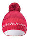 Kids Beanie Knitted Pink