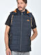 Sleeveless Jacket Puffer Blue