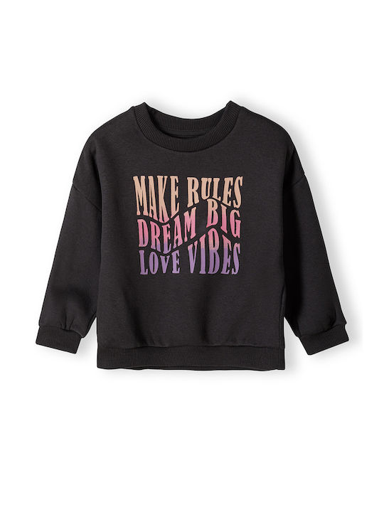 Minoti Kids Fleece Sweatshirt Gray