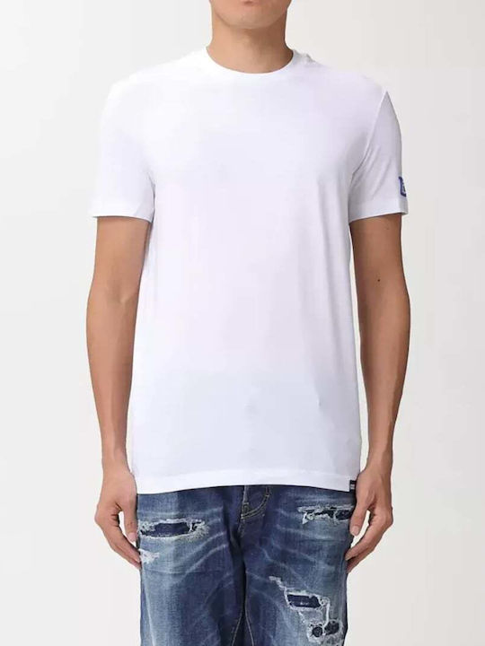 Dsquared2 Ανδρικό T-shirt Κοντομάνικο Λευκό