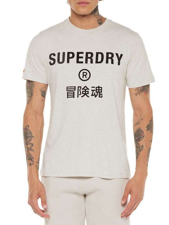 Superdry 'workwear Herren T-Shirt Kurzarm Gray