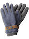 Camel Active Men's Woolen Gloves Blue