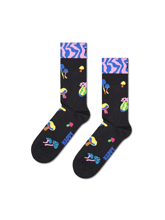 Happy Socks Mushroom Κάλτσες Μαύρες