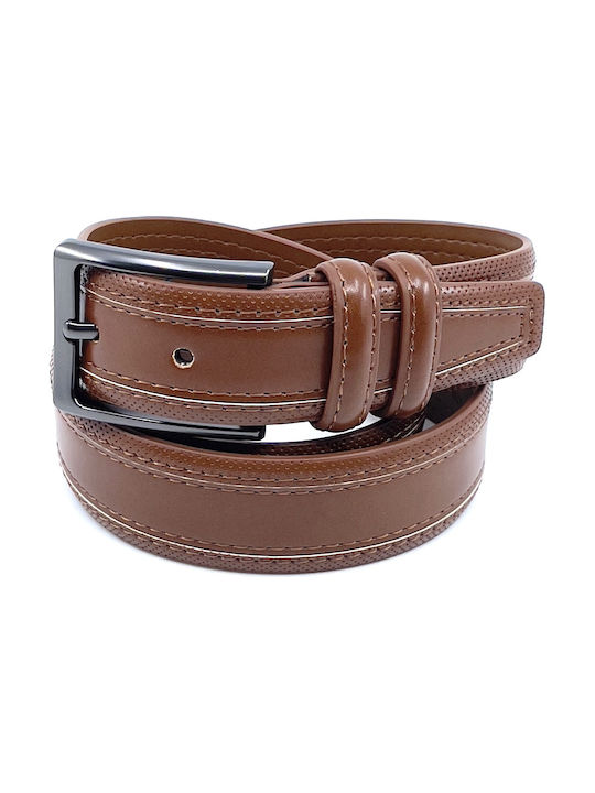 Legend Accessories Men's Leather Belt Tabac Brown