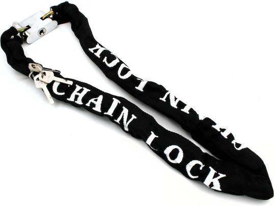 Bicycle Cable Lock with Key Black