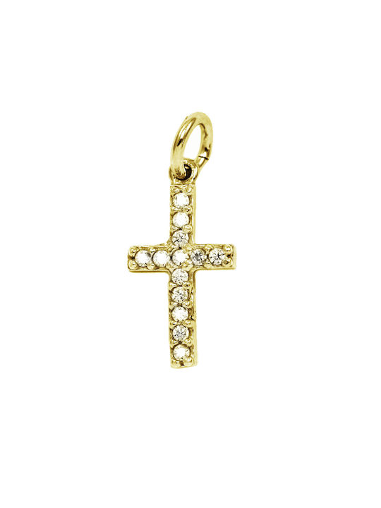 Cross from Gold Plated Silver