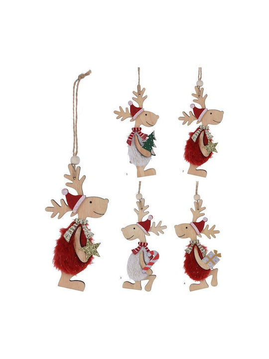 Christmas Wooden Reindeer Ornament