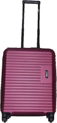 Rain Green Cabin Travel Suitcase Hard Burgundy with 4 Wheels Height 55cm